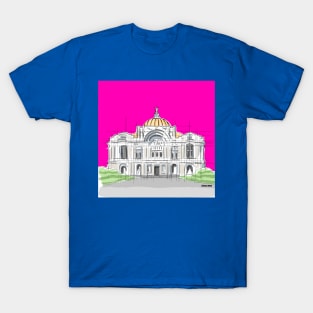 Mexico's Bellas Artes Palace architecture T-Shirt